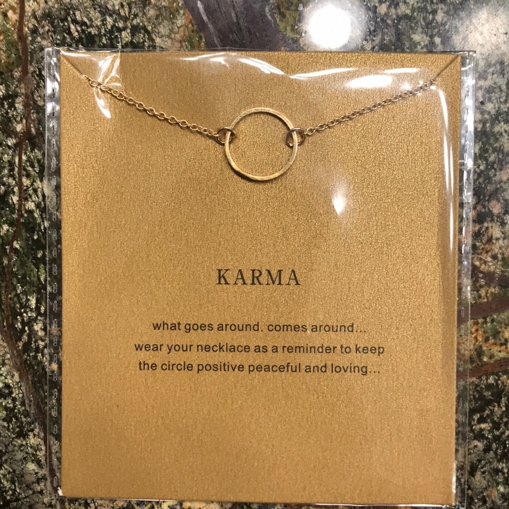 Gold Karma Necklace